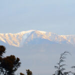 曼荼羅山から見た朝焼けの蓬莱山